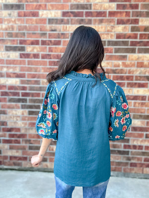 Maryanne Top | Teal