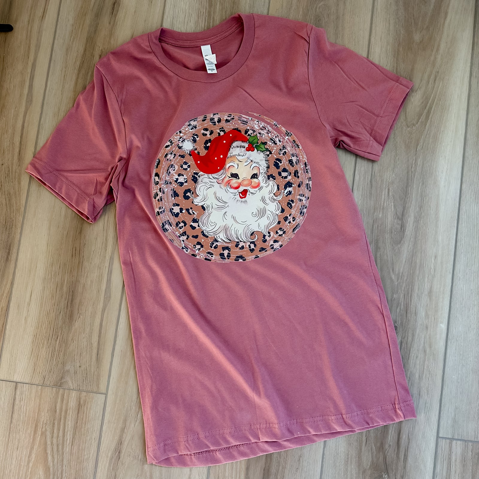Leopard Santa Tee