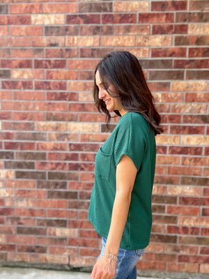 Landry Top | Hunter Green