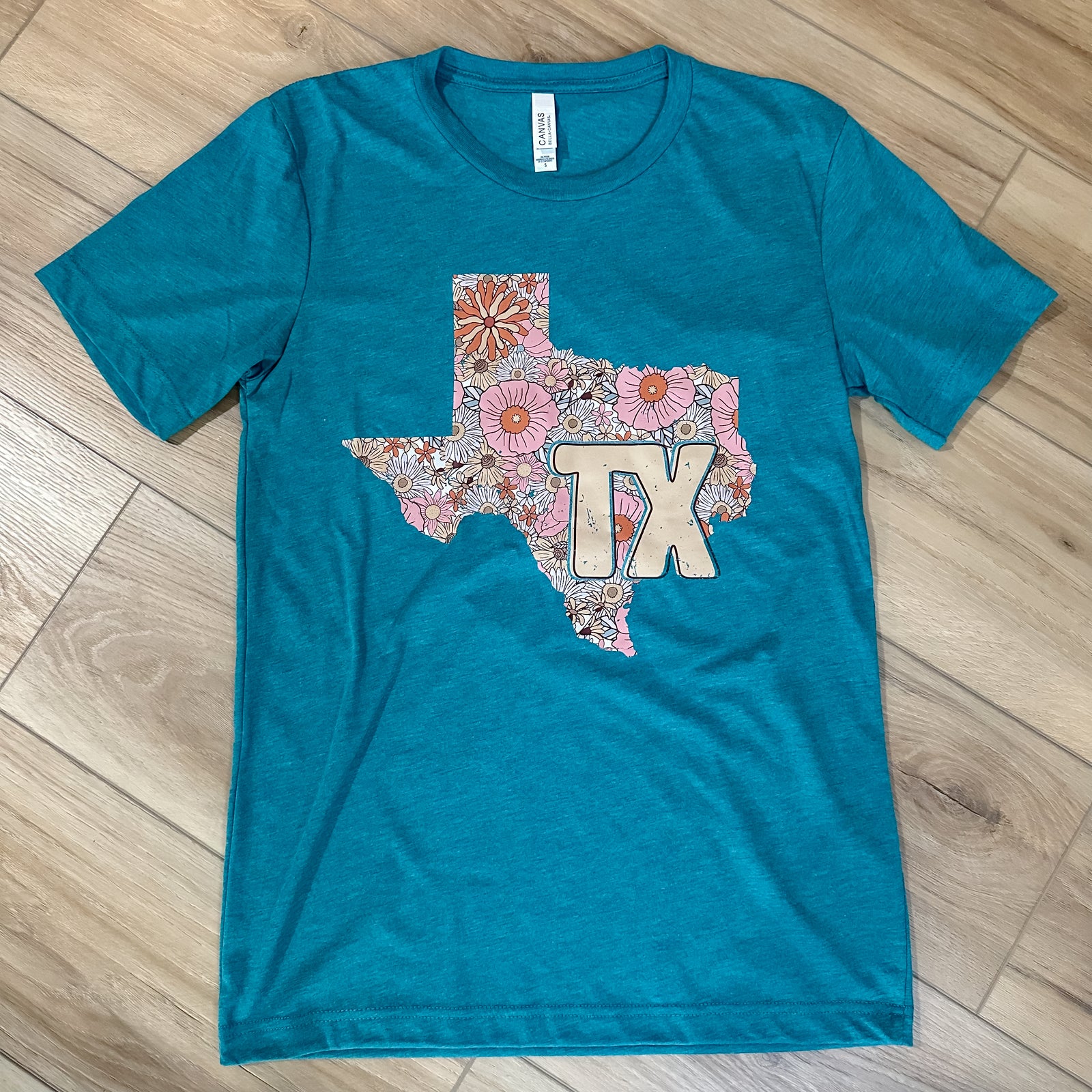 Retro Floral TX Tee