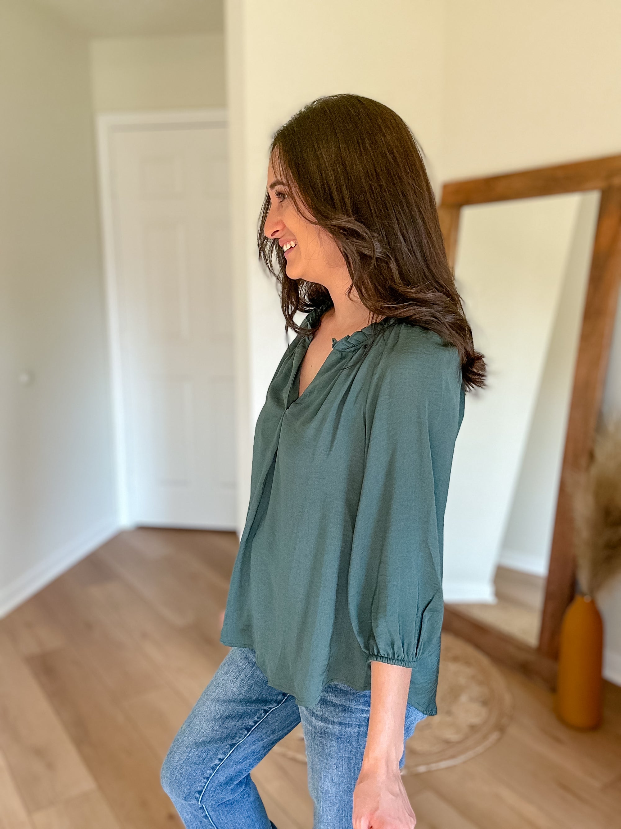 Michelle Top | Forest Green