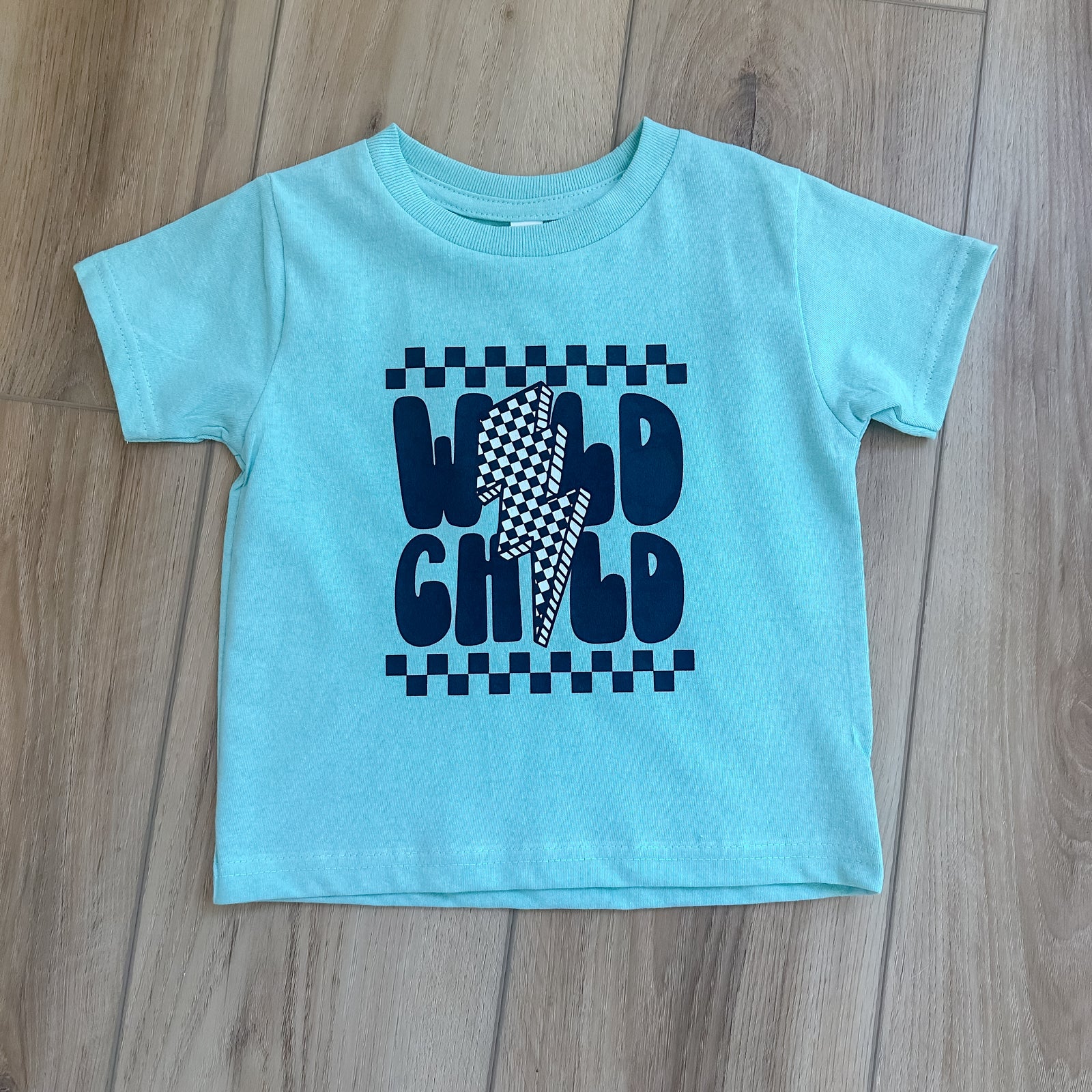 Toddler Wild Child Checkered Tee