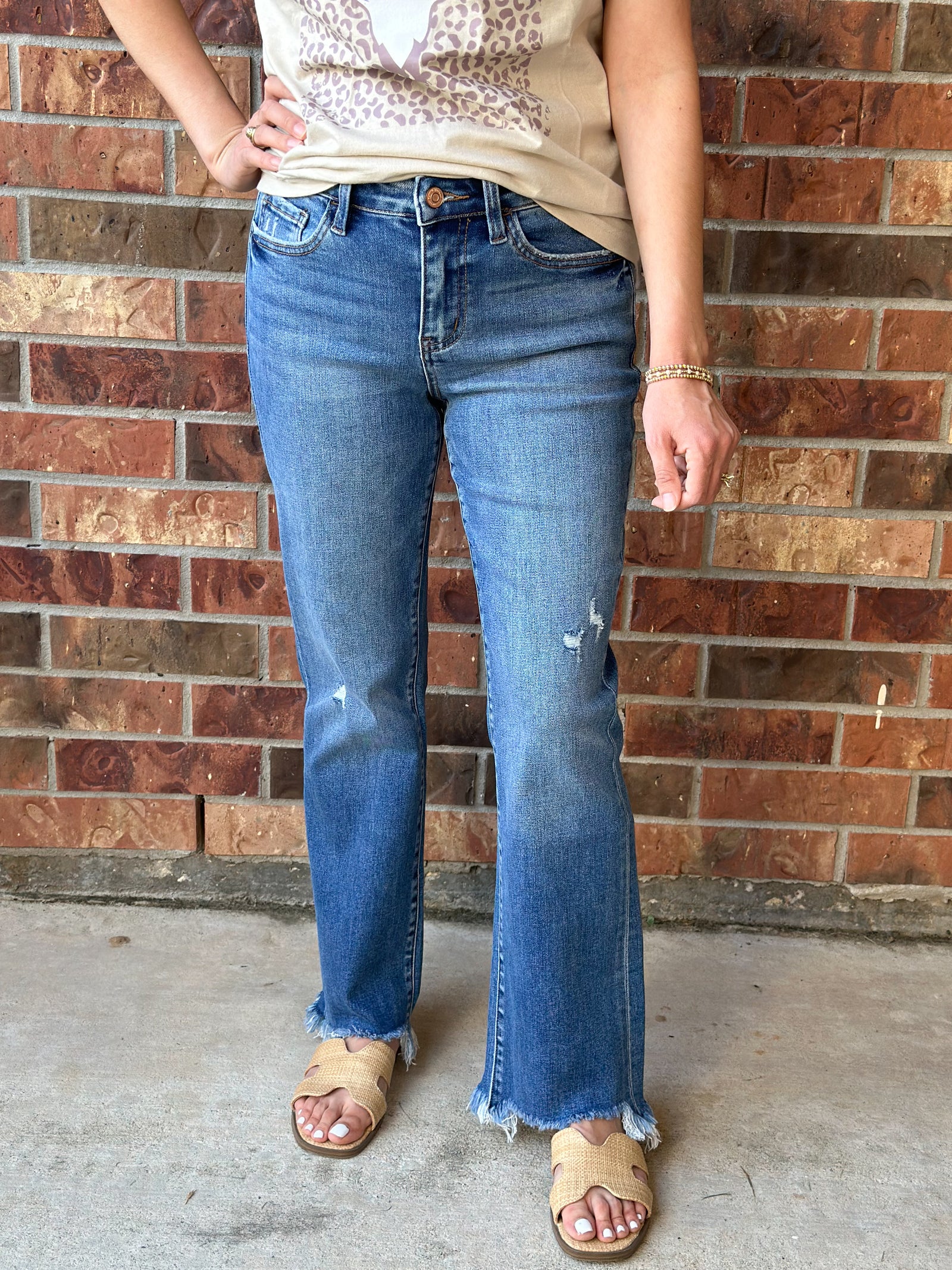 Flying Monkey Mid Rise Linda Jeans