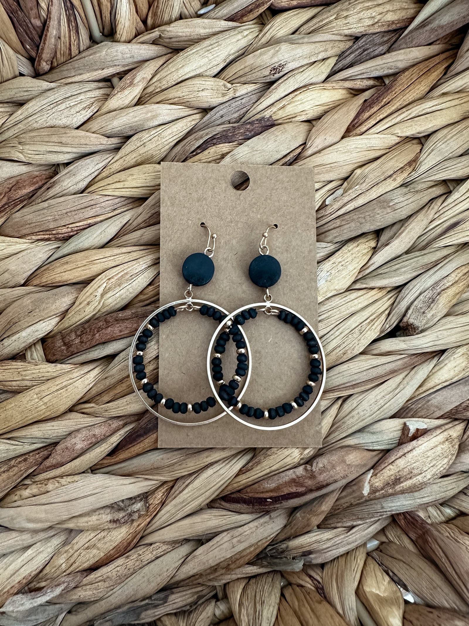 Josephine Earrings | Black