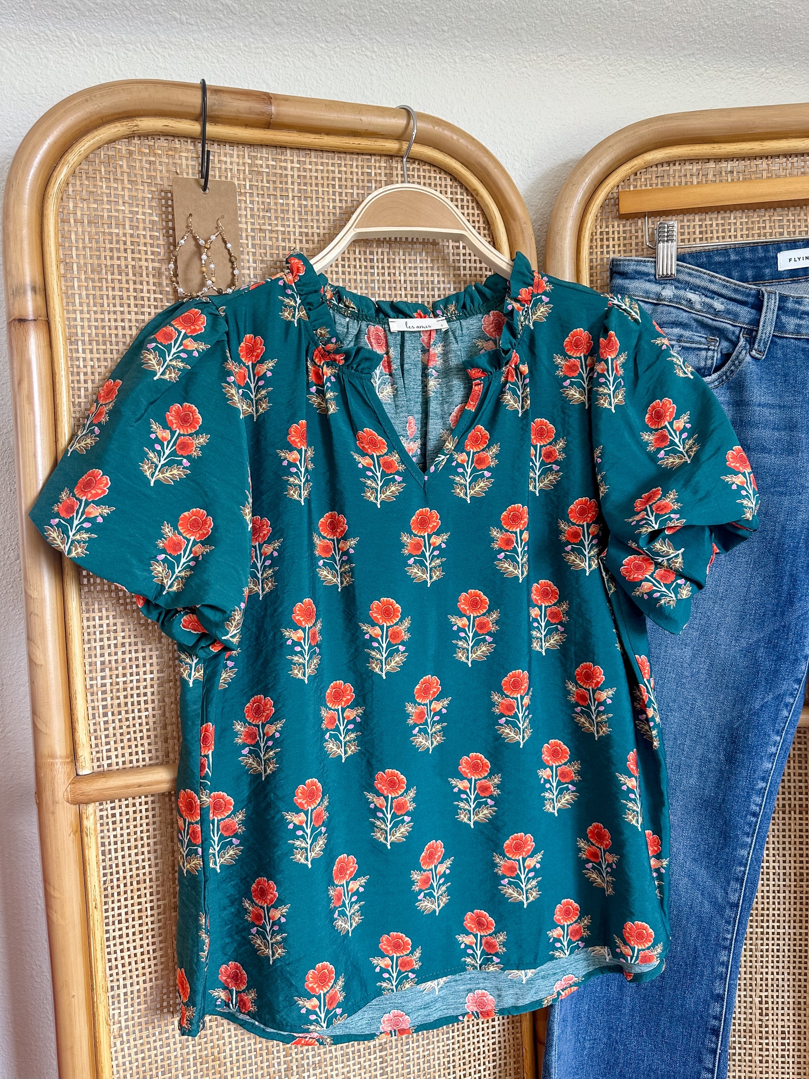 Irma Top | Forest Green