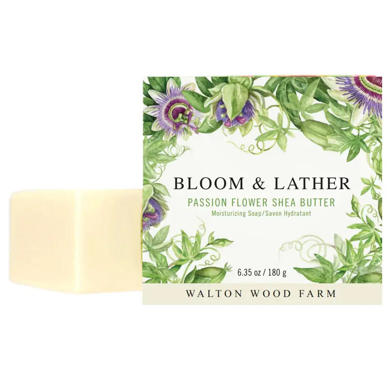 Bloom & Lather Shea Butter Soap | Passion Flower