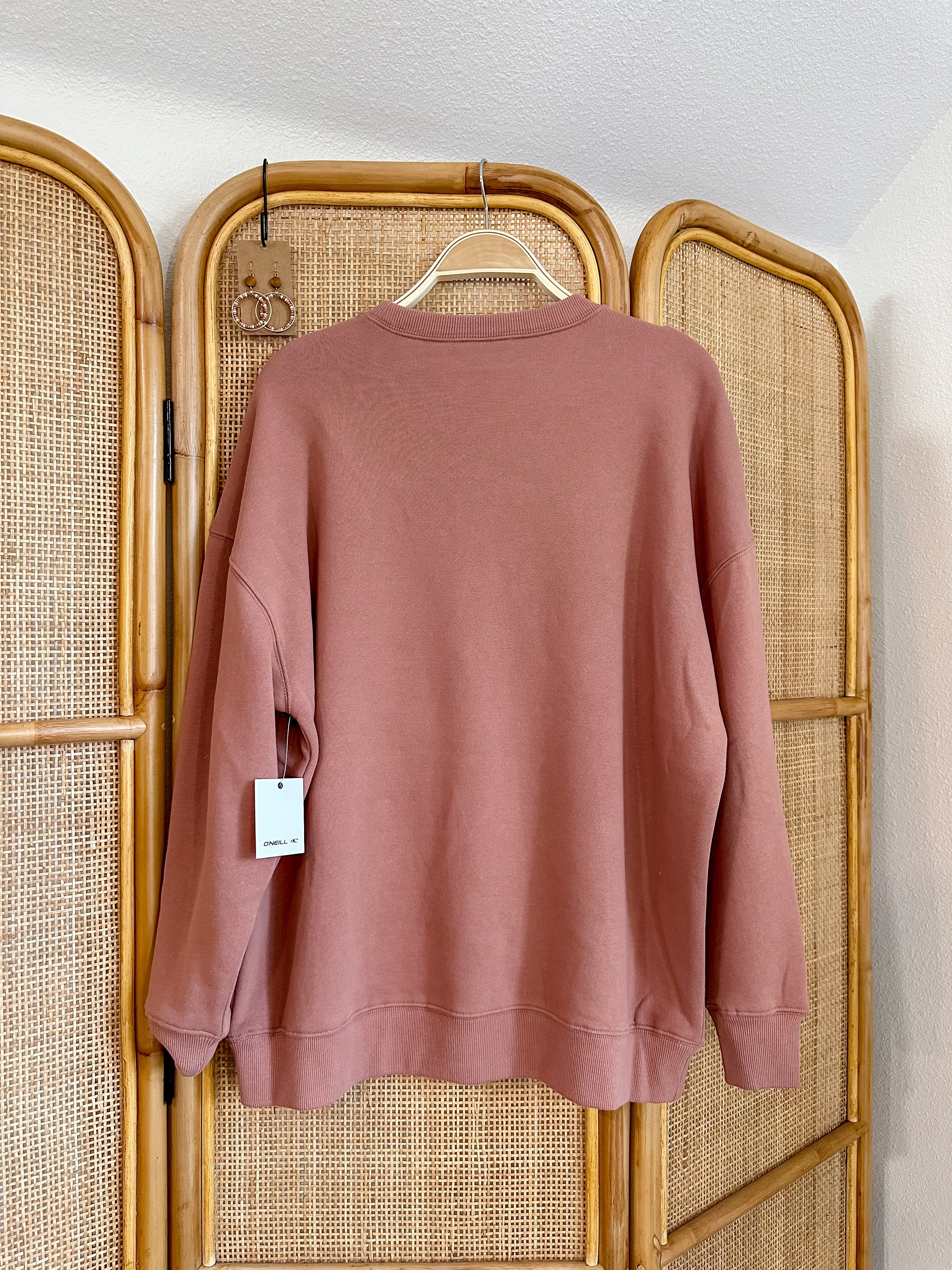 O'Neill Choice Oversized Fit Fleece Pullover | Burlwood