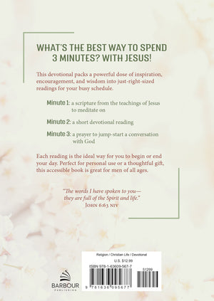 3 Minutes with Jesus Devotional: 180 Devotions for Women