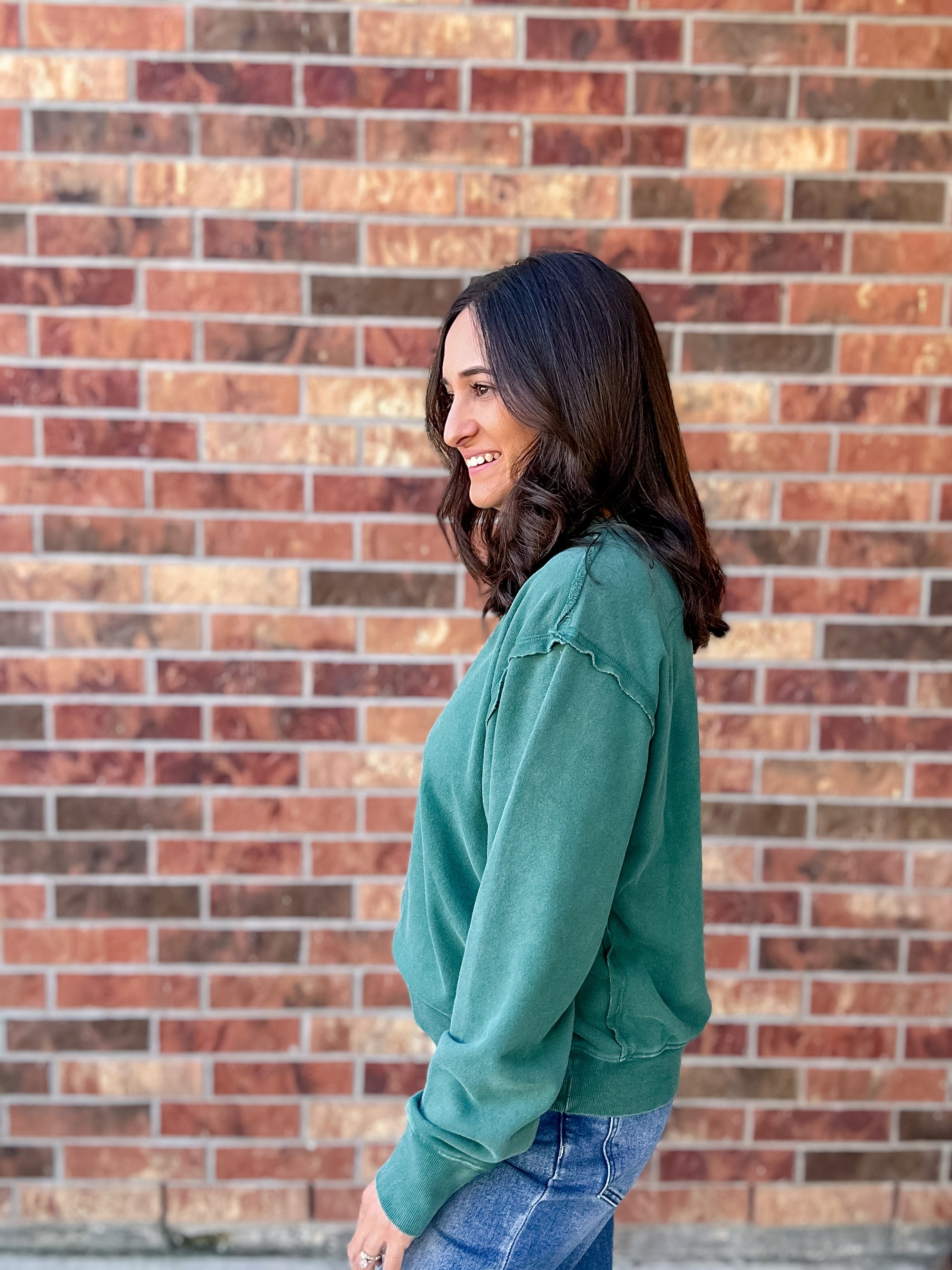 Marisa Pullover | Dark Green