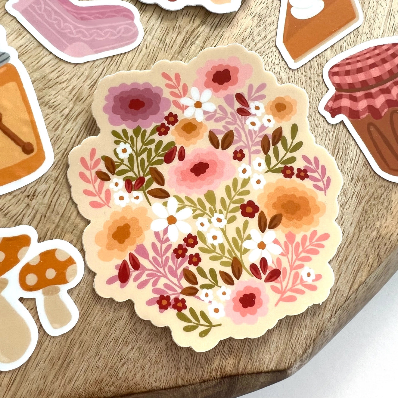 Cottage Core Flowers Sticker