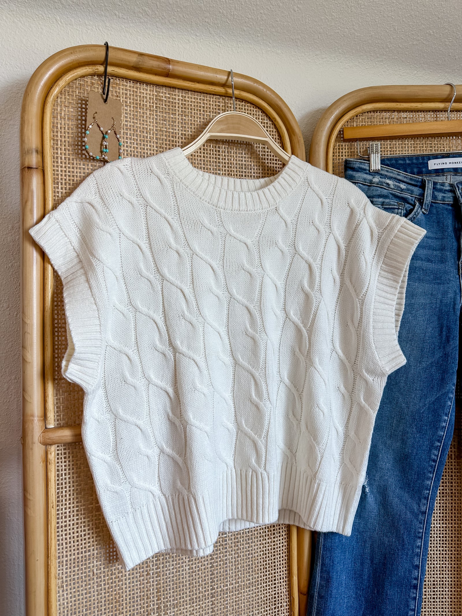 Marisa Short Sleeve Basic Sweater