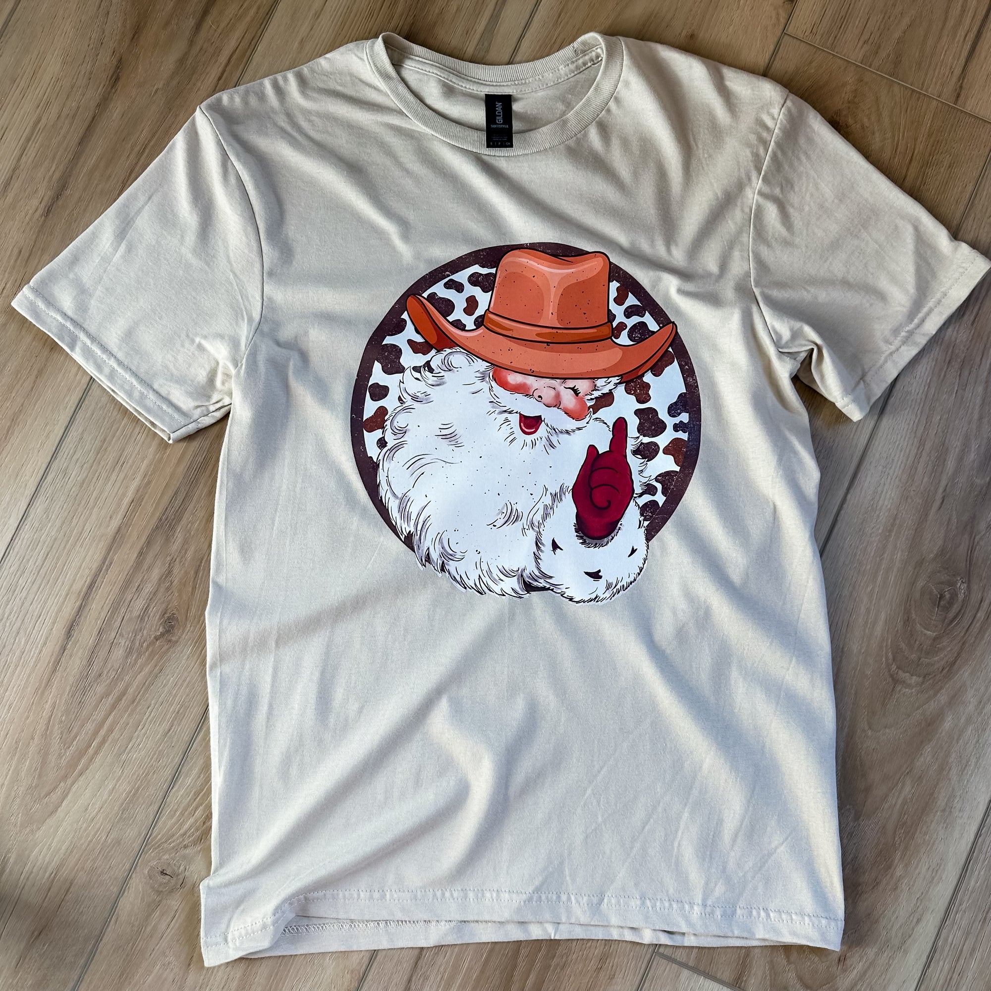 SPECIAL BUY - Retro Cowboy Santa Tee