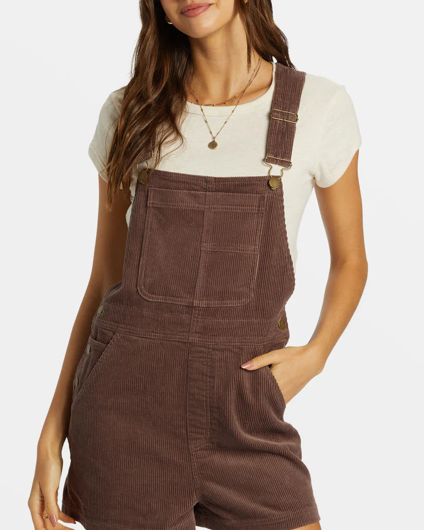 Billabong Sand Canyon Shortall Corduroy Romper