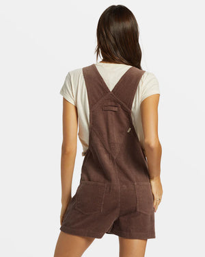 Billabong Sand Canyon Shortall Corduroy Romper