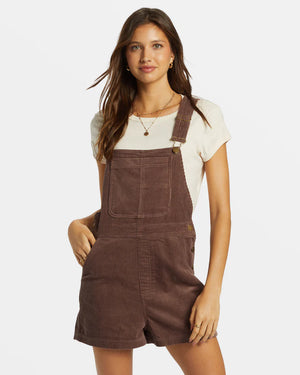 Billabong Sand Canyon Shortall Corduroy Romper