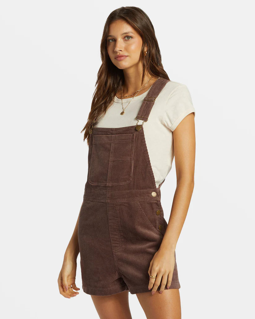 Billabong Sand Canyon Shortall Corduroy Romper