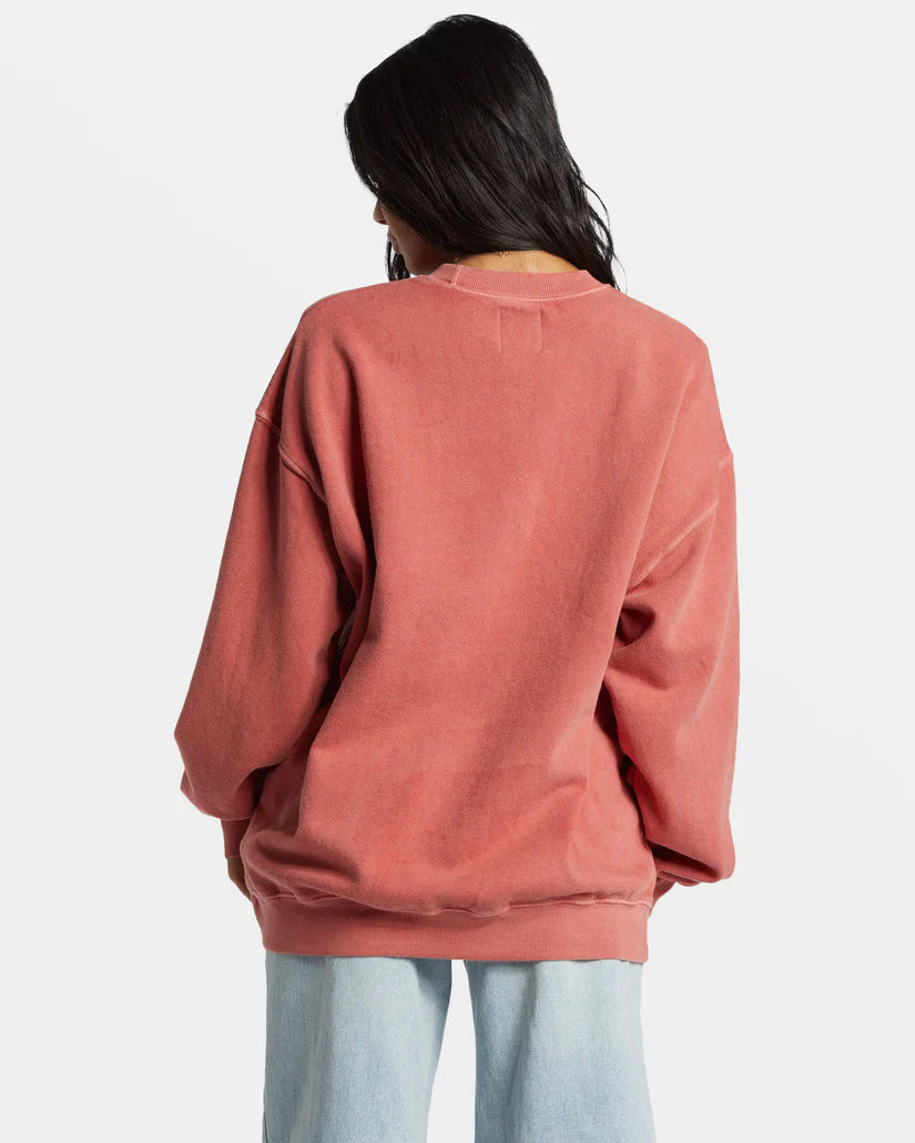 Billabong Ride In Oversized Sweatshirt | Red Clay