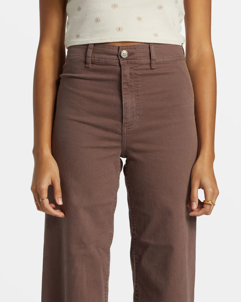 Billabong Free Fall High Waist Twill Pant | Kona