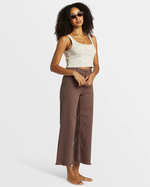 Billabong Free Fall High Waist Twill Pant | Kona