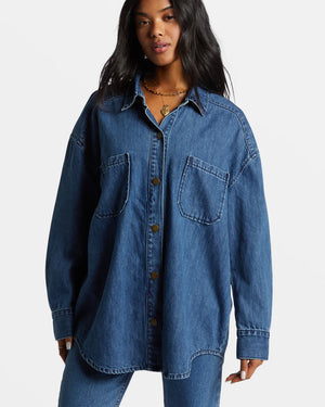 Billabong Deep Sea Denim Shacket