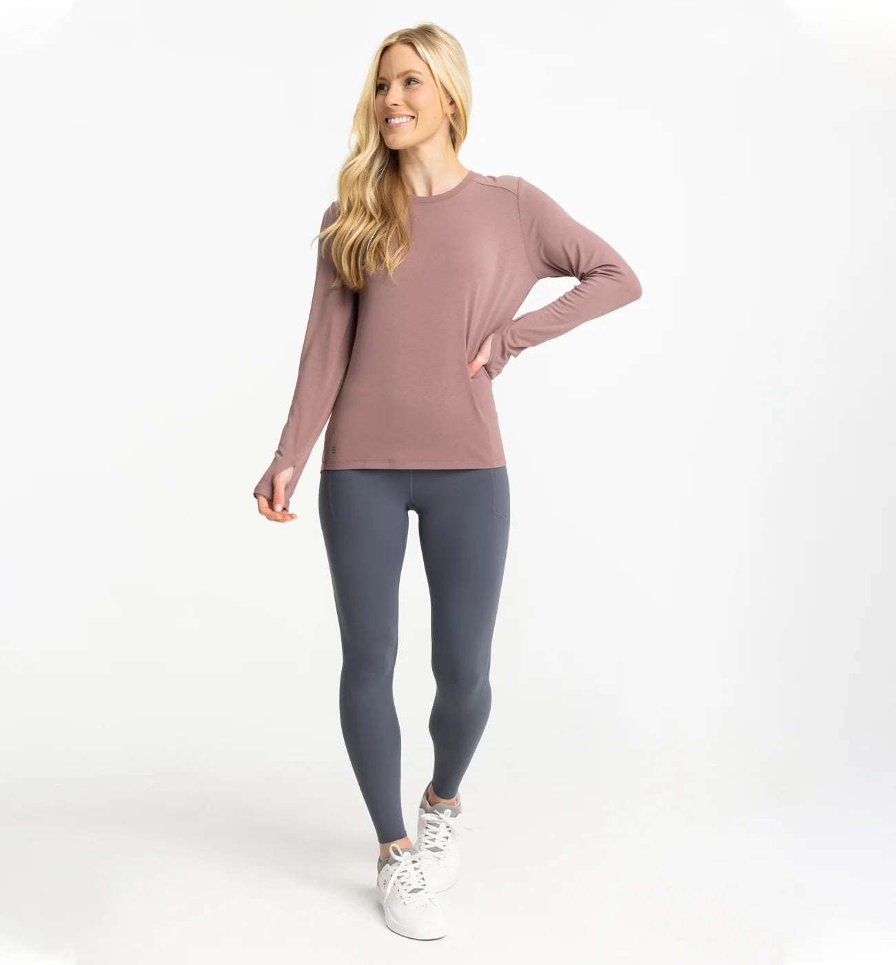 Free Fly Women's All Day Pocket Leggings | Storm Cloud