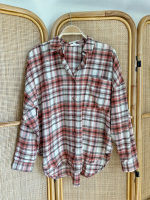 Luci Flannel | Terracotta