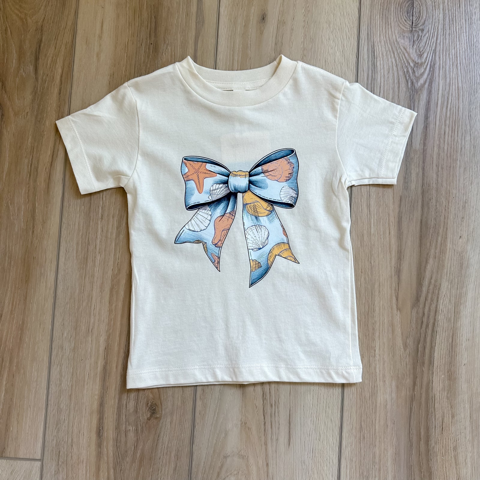 Kids Seashells Bow Tee