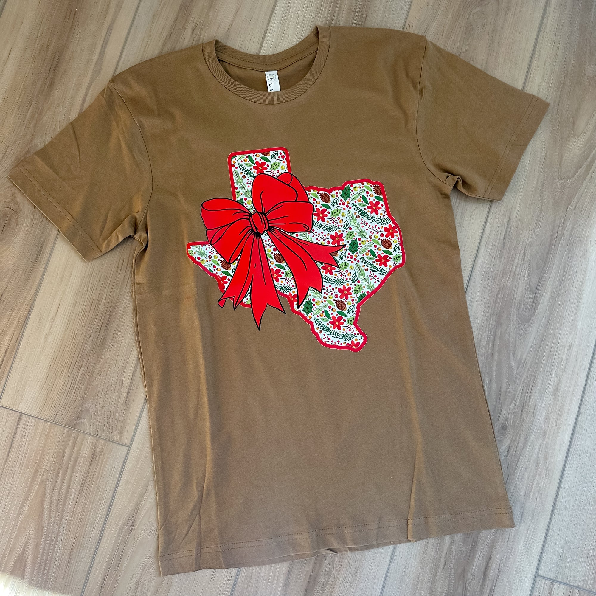 Christmas TX w/ Bow Tee
