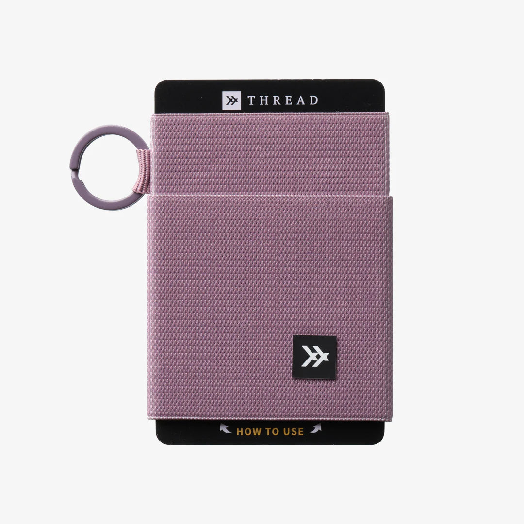 Thread Wallets - Mauve Elastic Wallet