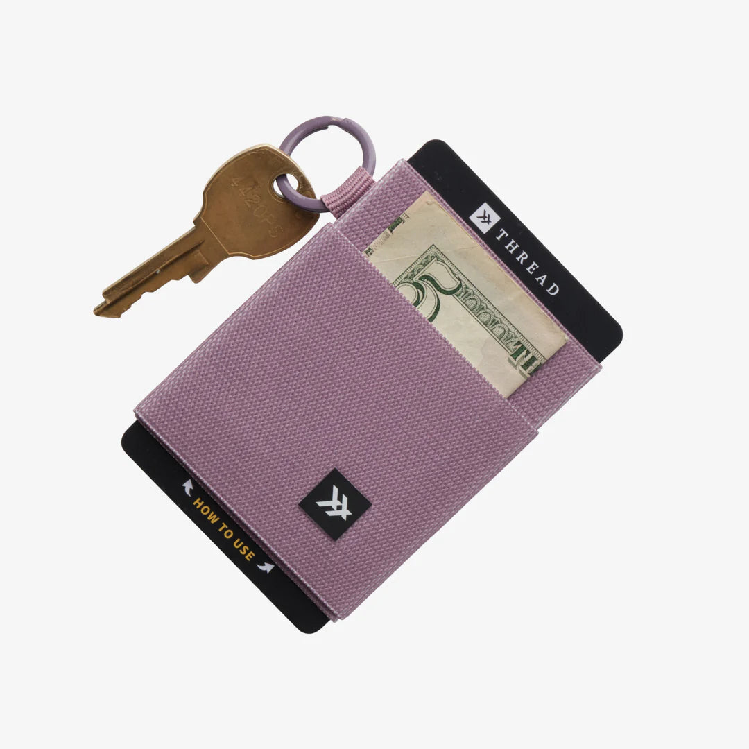 Thread Wallets - Mauve Elastic Wallet