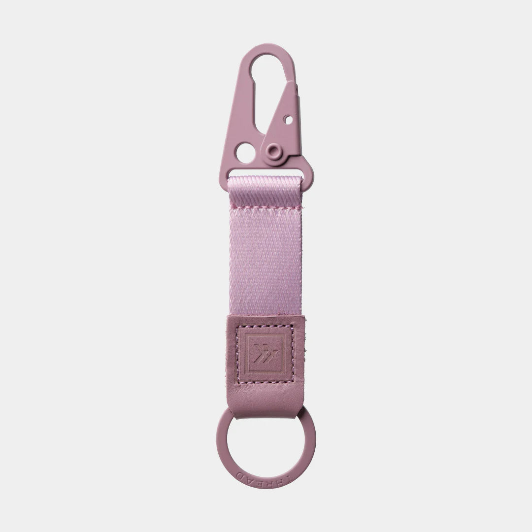 Thread Wallets - Mauve Keychain Clip