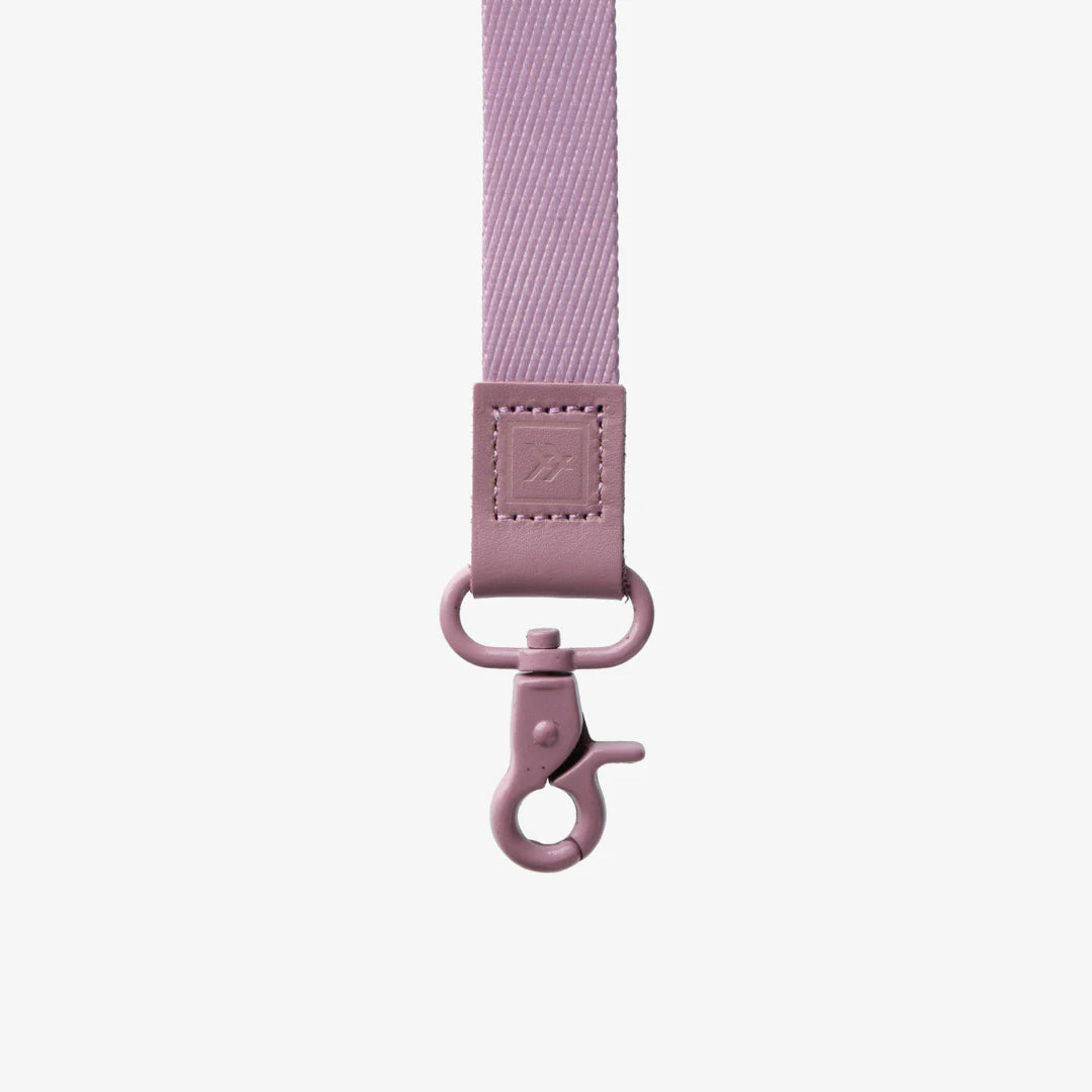 Thread Wallets - Mauve Wrist Lanyard