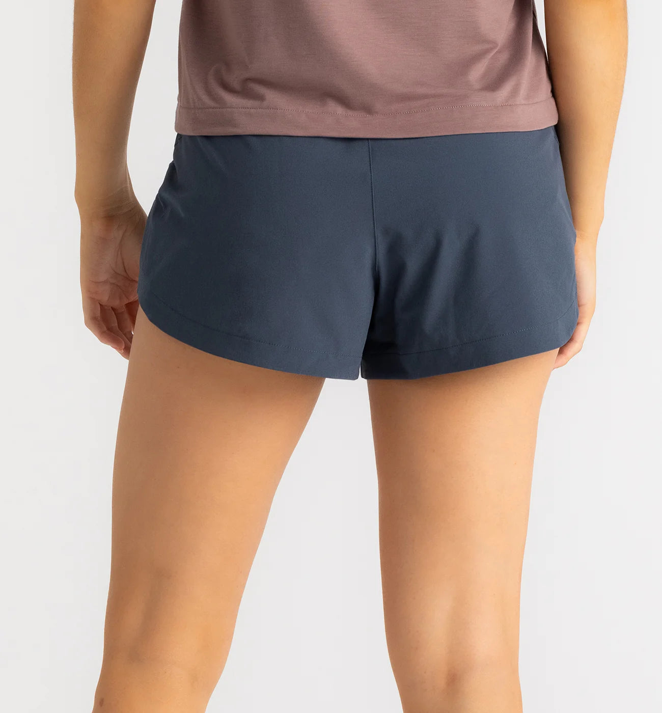 Free Fly Women's Bamboo-Lined Active Breeze Short | 3" | Blue Dusk II