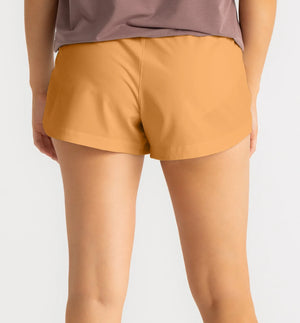 Free Fly Women's Bamboo-Lined Active Breeze Short | 3" | Sand Dune