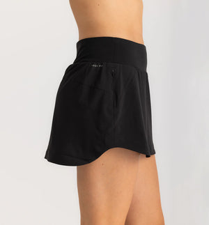 Free Fly Women's Bamboo-Lined Active Breeze Skort | 13" | Black