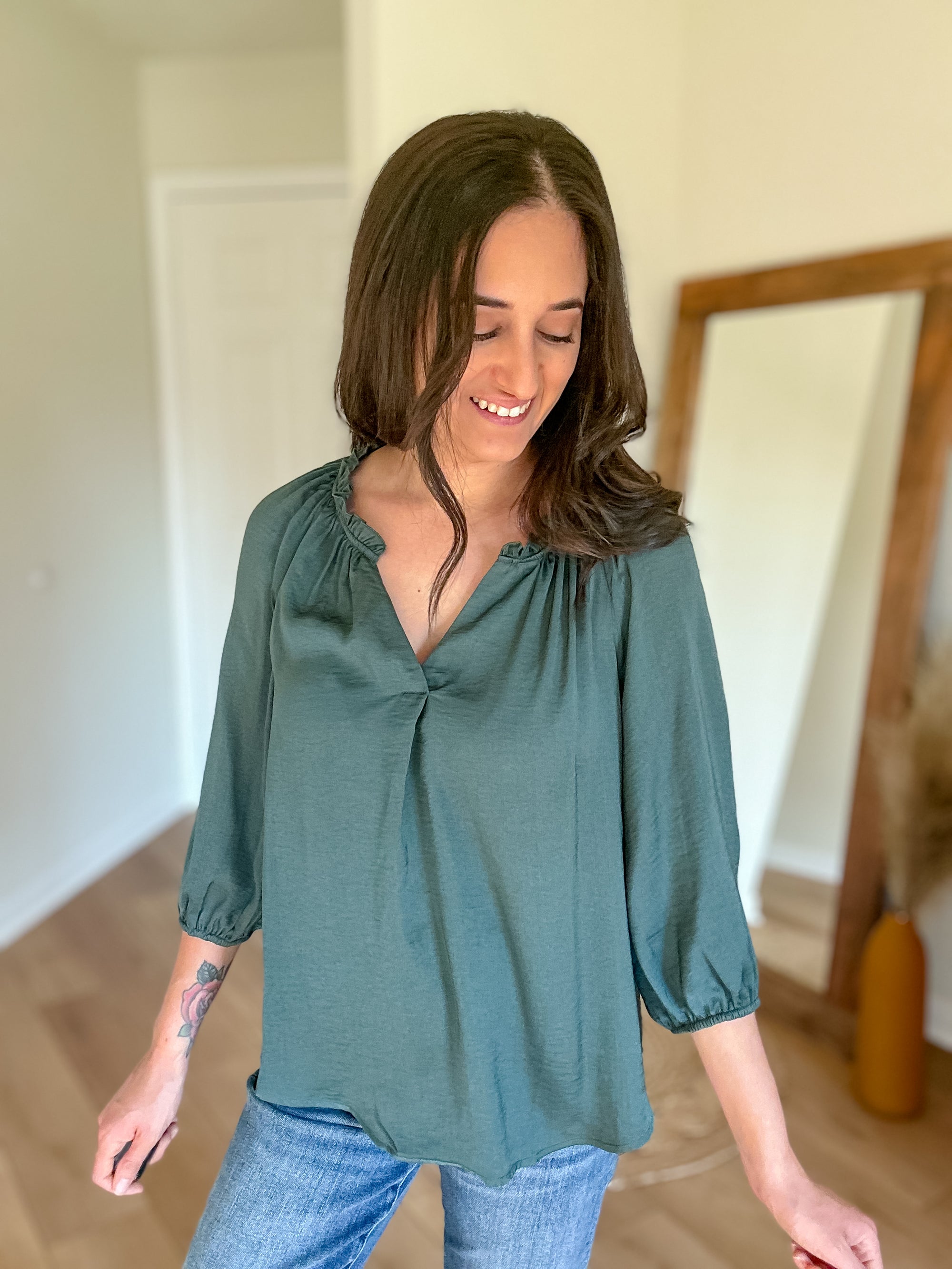 Michelle Top | Forest Green