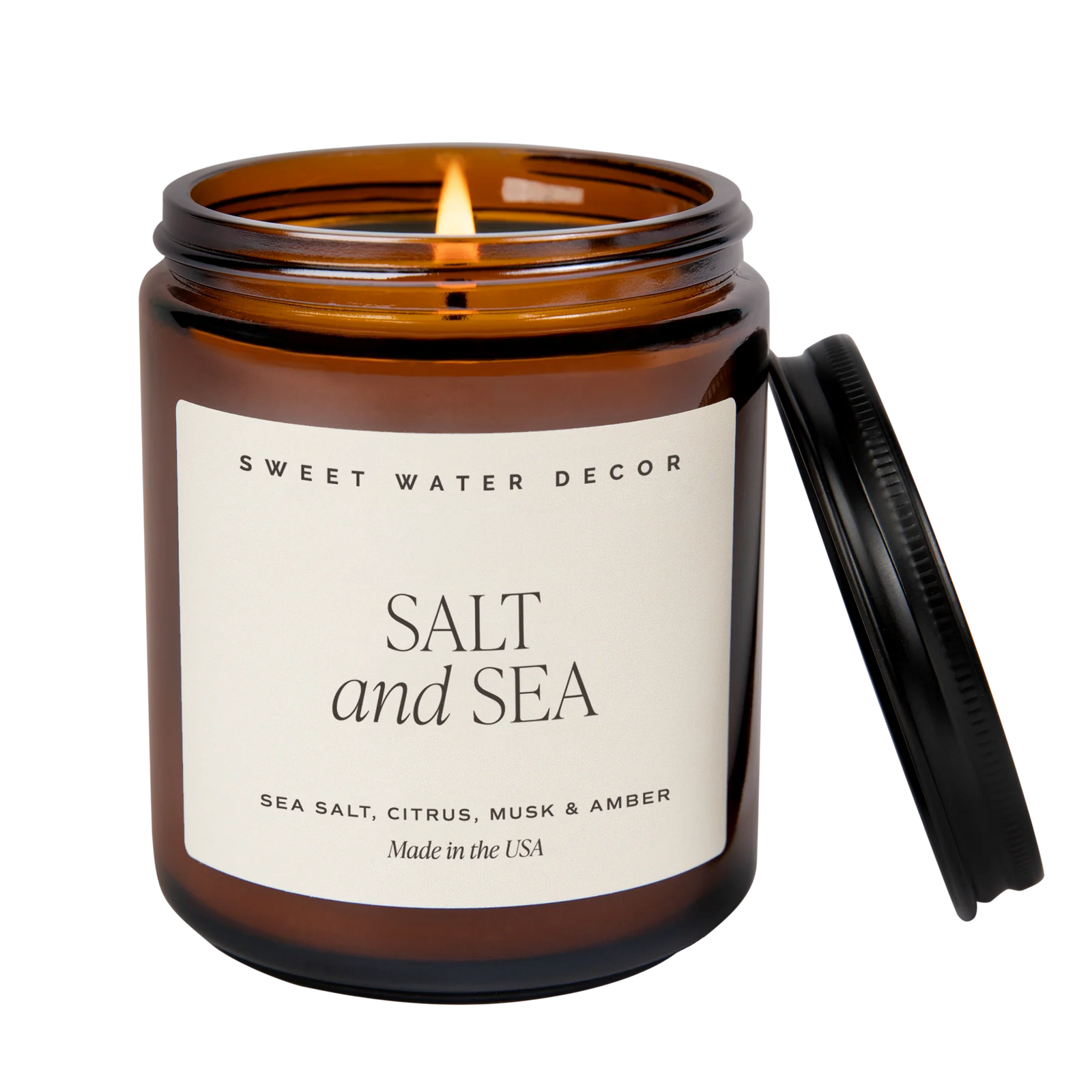 Sweet Water Decor Salt & Sea - 9 oz. / Amber Jar