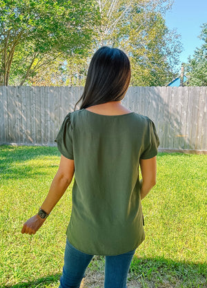 The Wilson Top | Olive