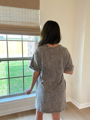 Keely Dress | Charcoal