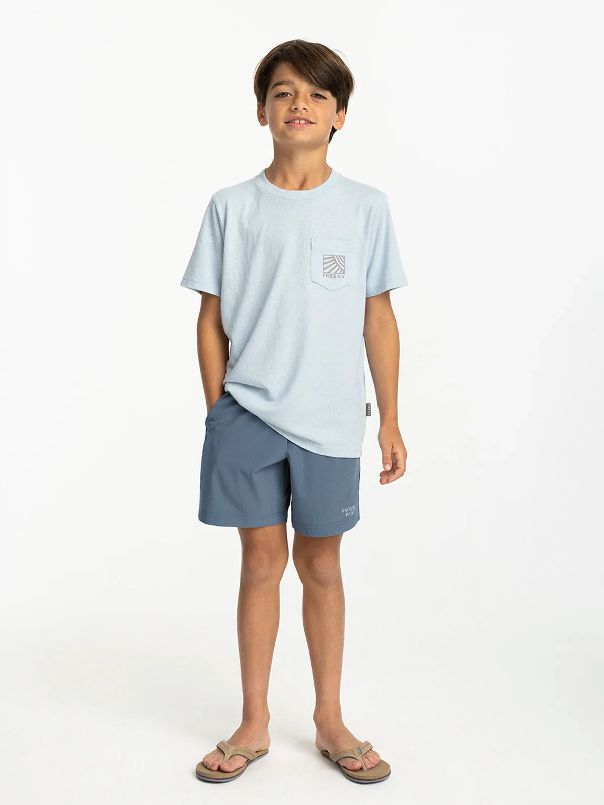 Free Fly Boys Breeze Short | Pacific Blue