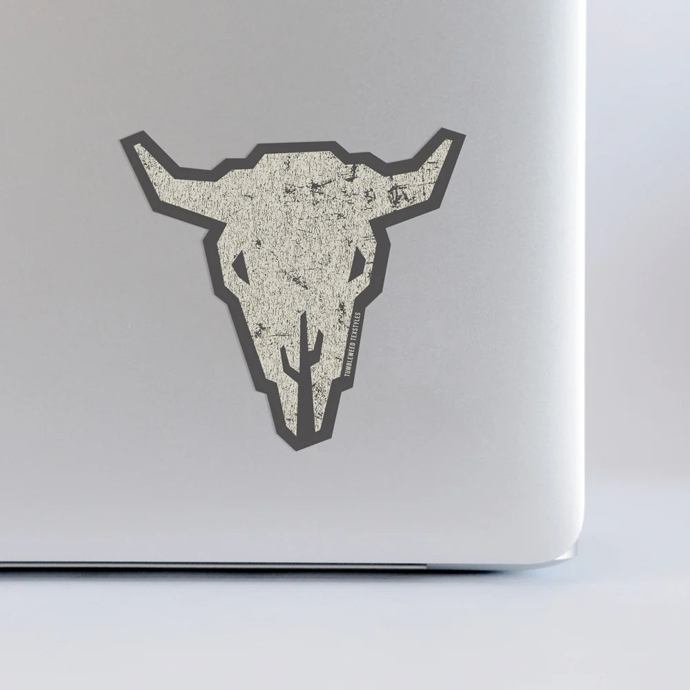Cactus Cow Skull Sticker