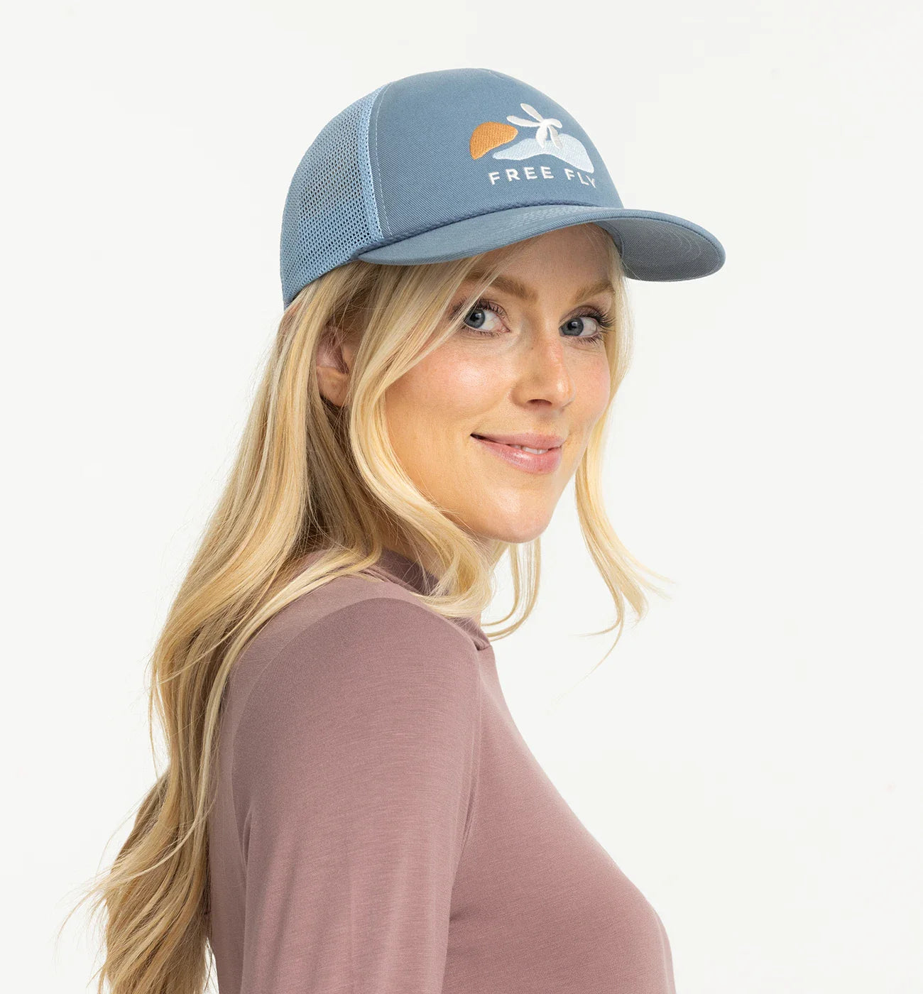 Free Fly Women's Coral Trucker Hat