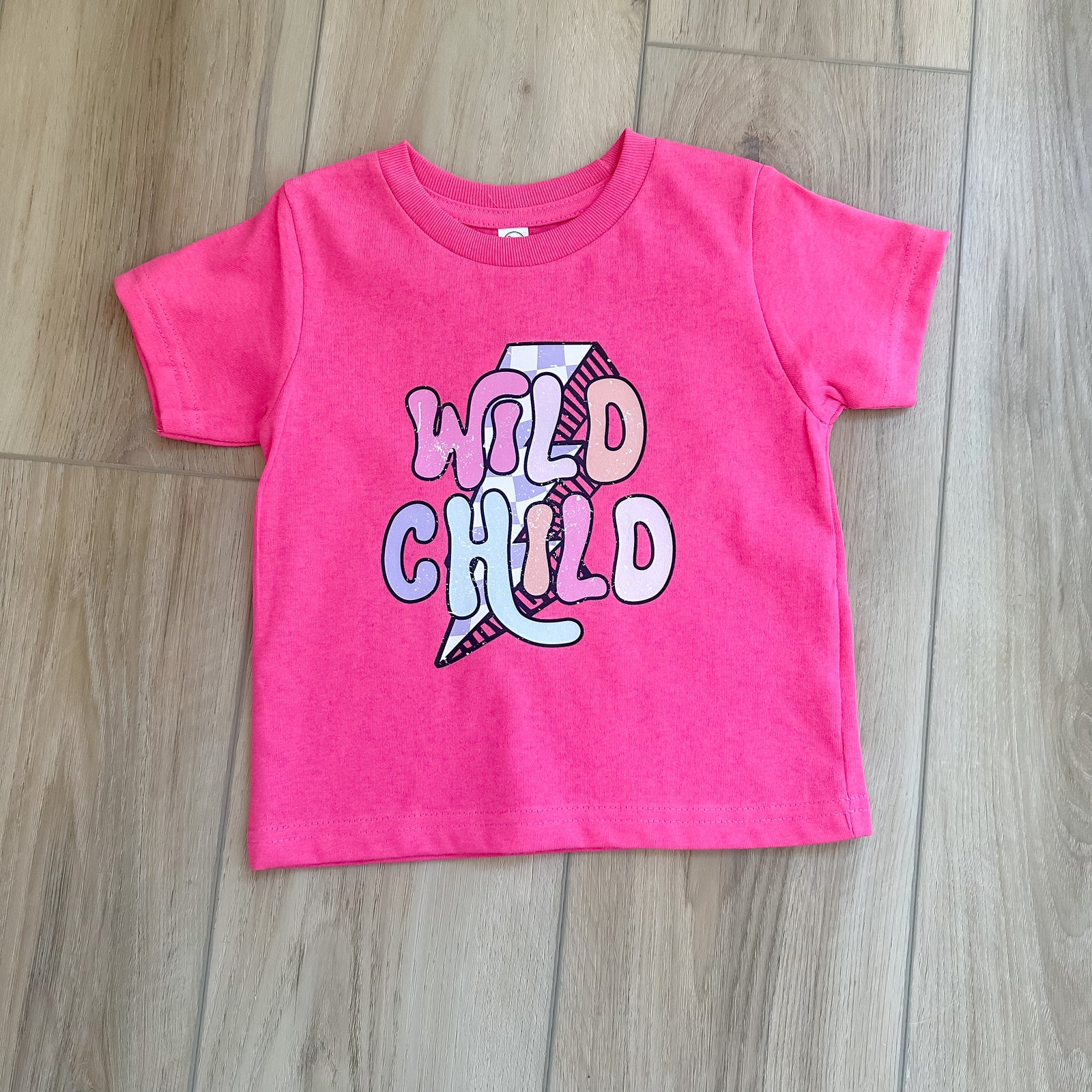 Toddler Wild Child Spring Colors Tee