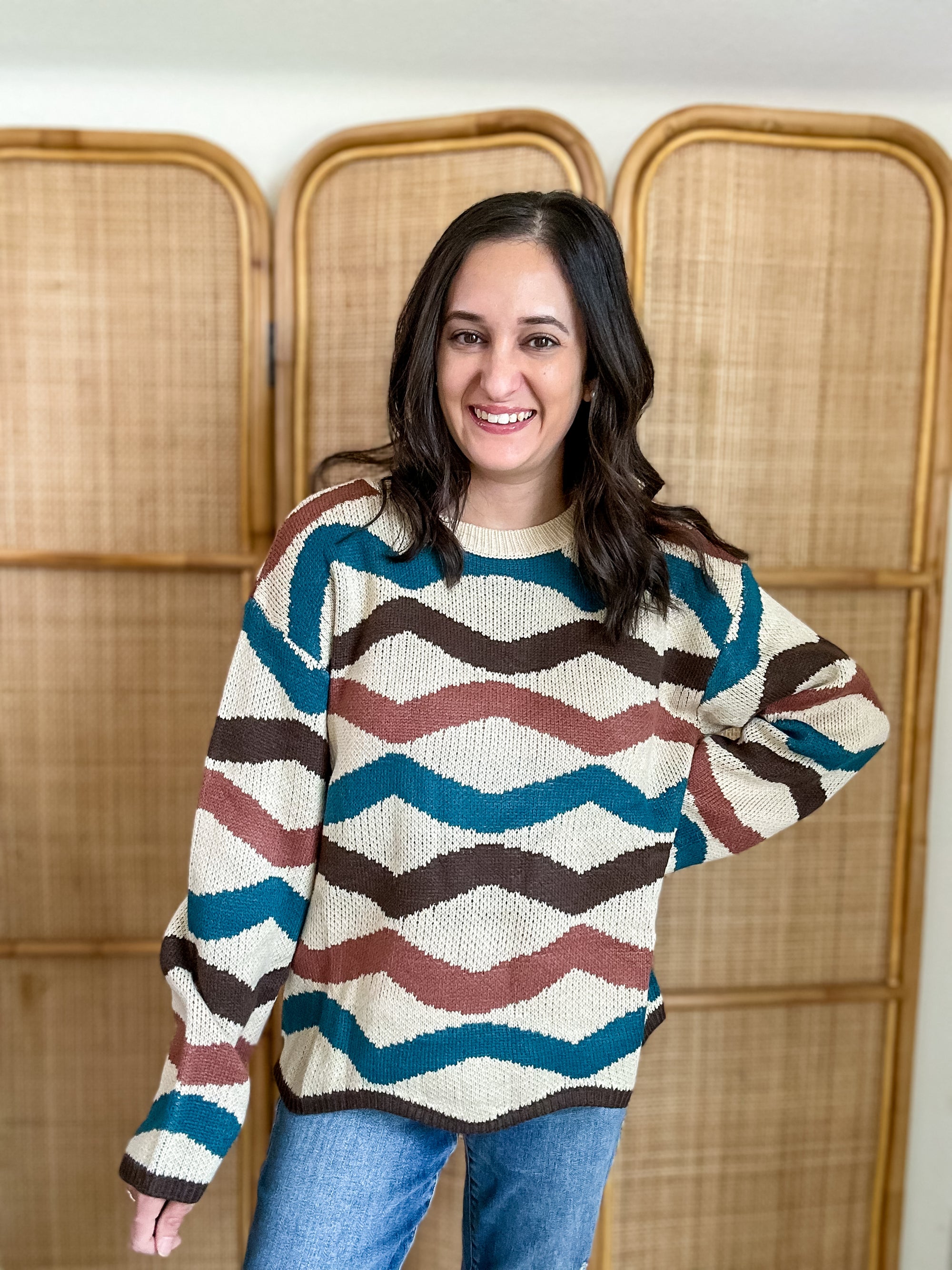 Autumn Waves Sweater