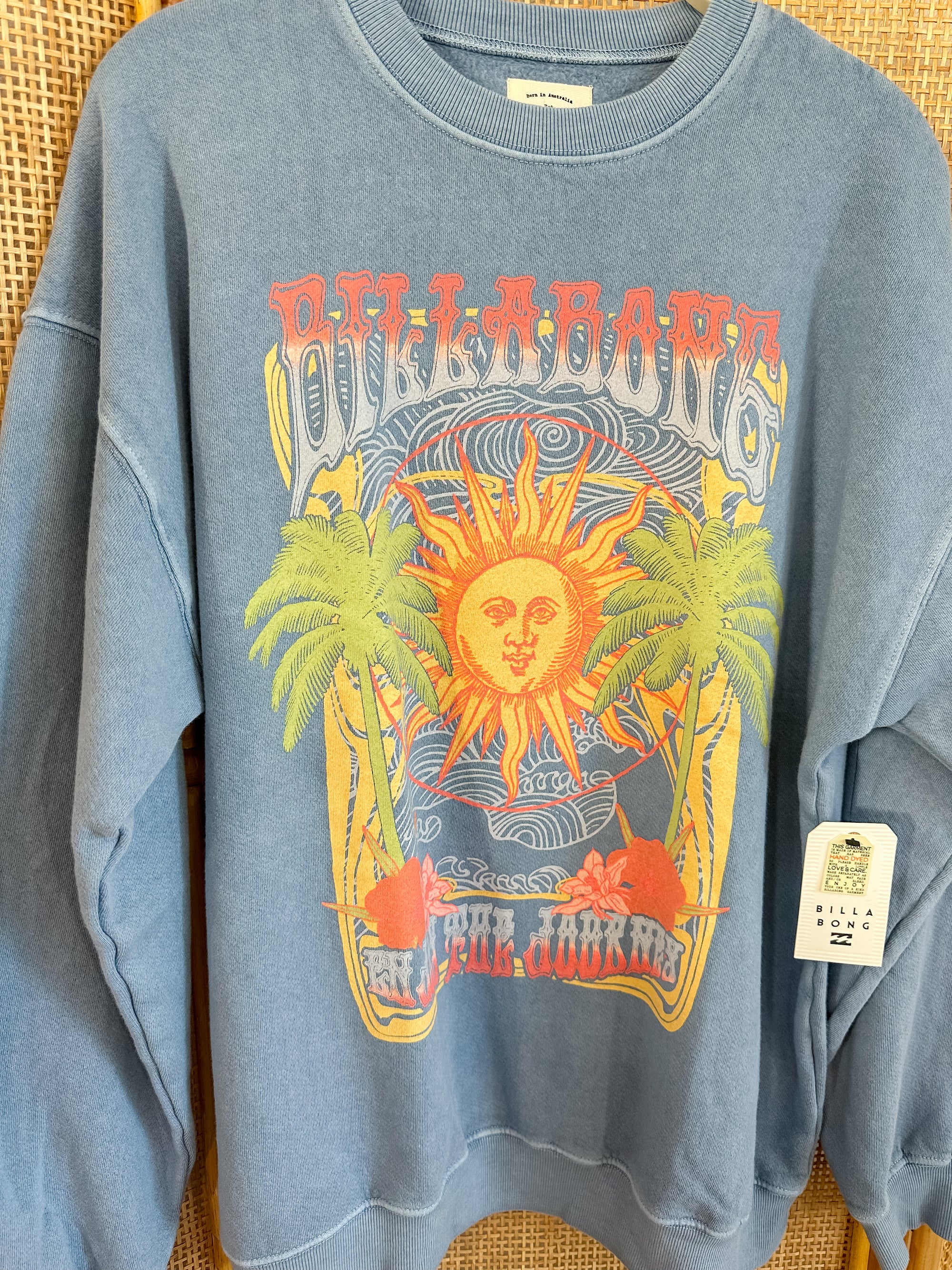 Billabong Ride In Oversized Sweatshirt | Blue Shadow