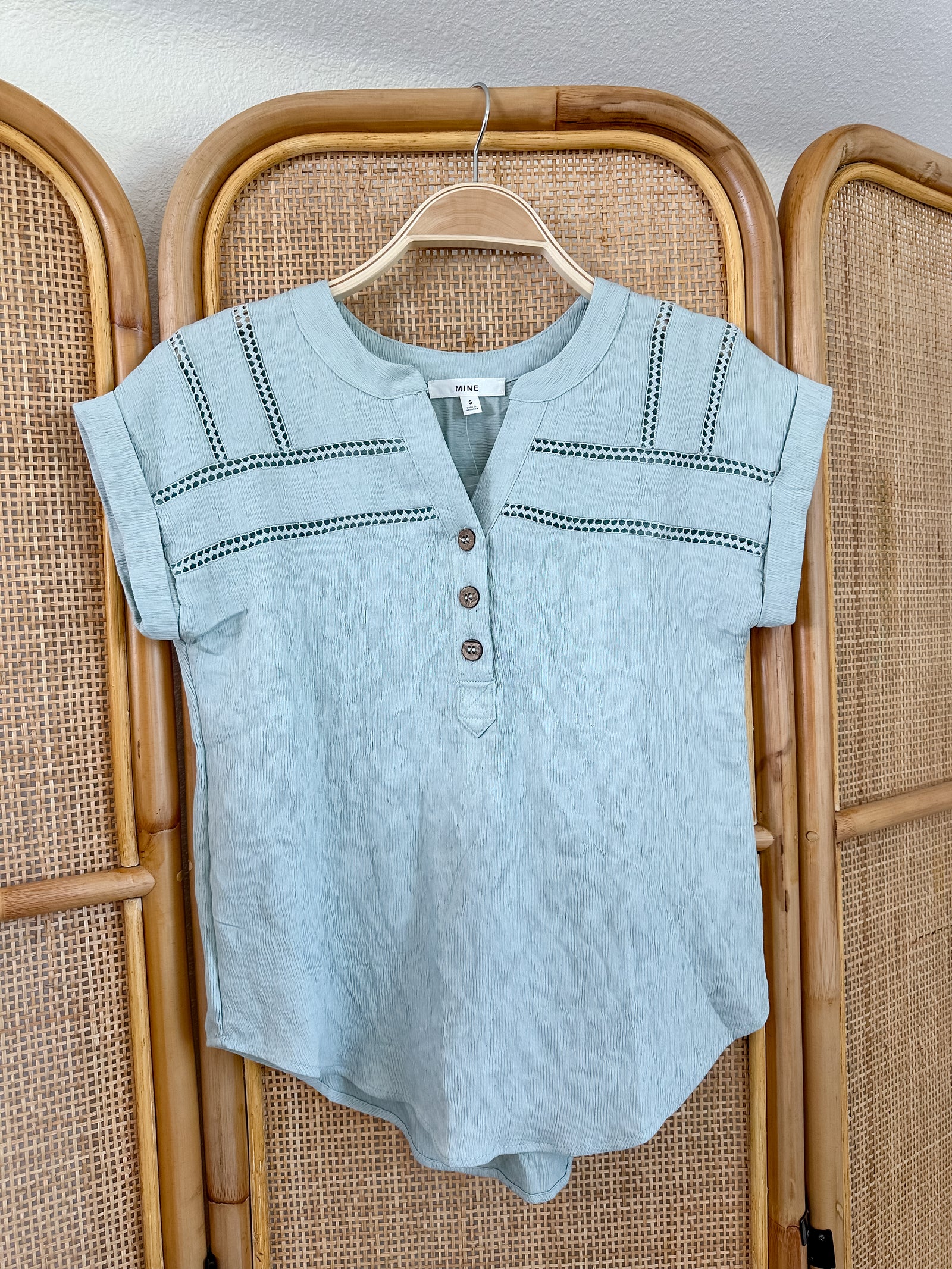 Rustic Top | Mint