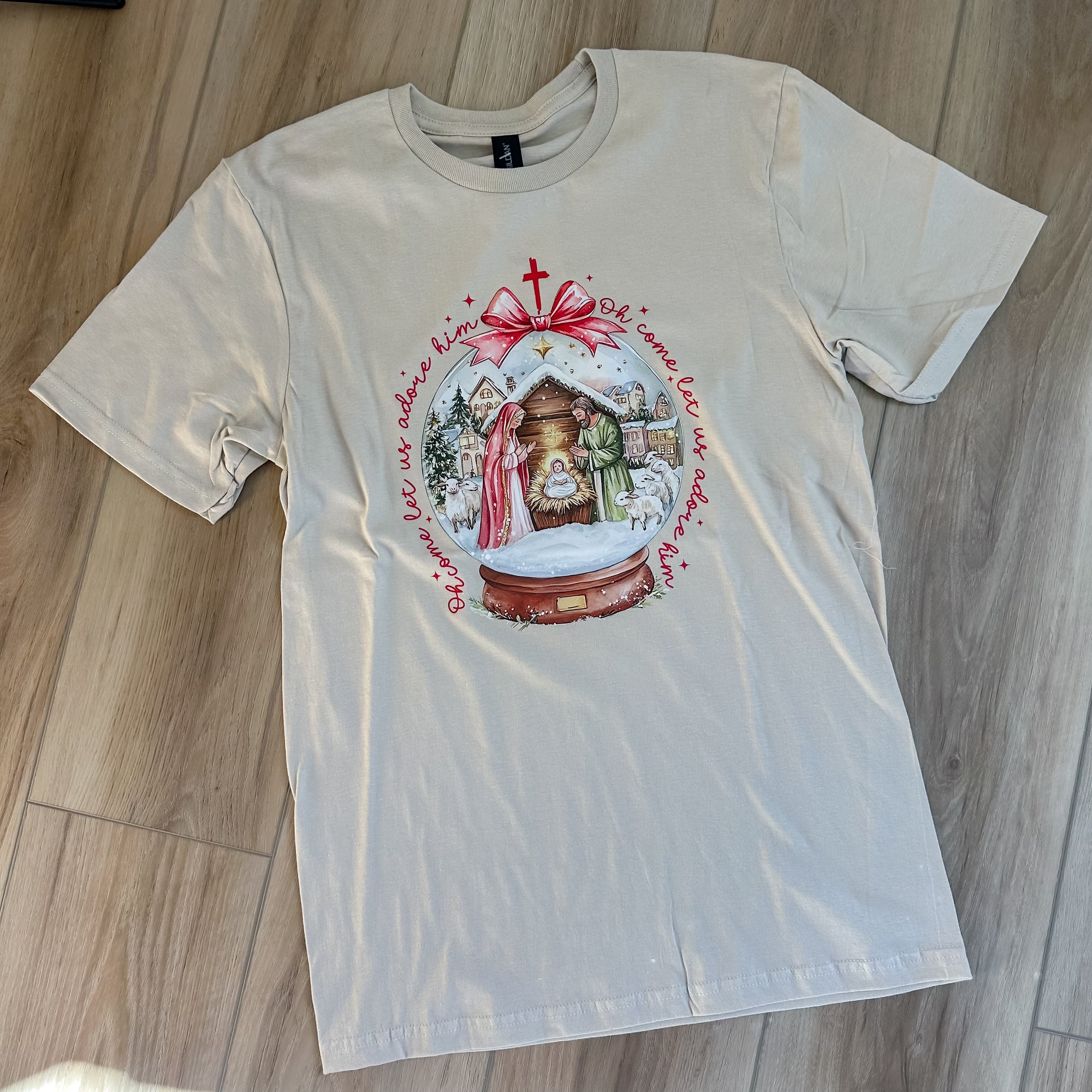 Adore Him Christmas Tee