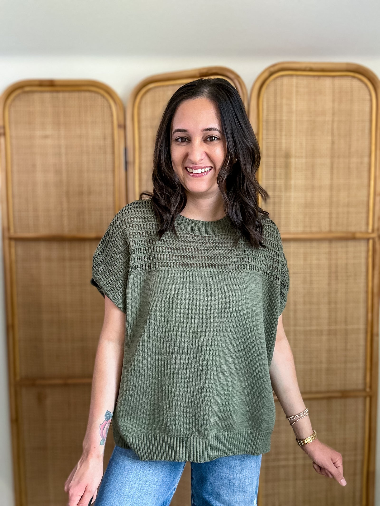 Sunny Fall Day Top | Olive