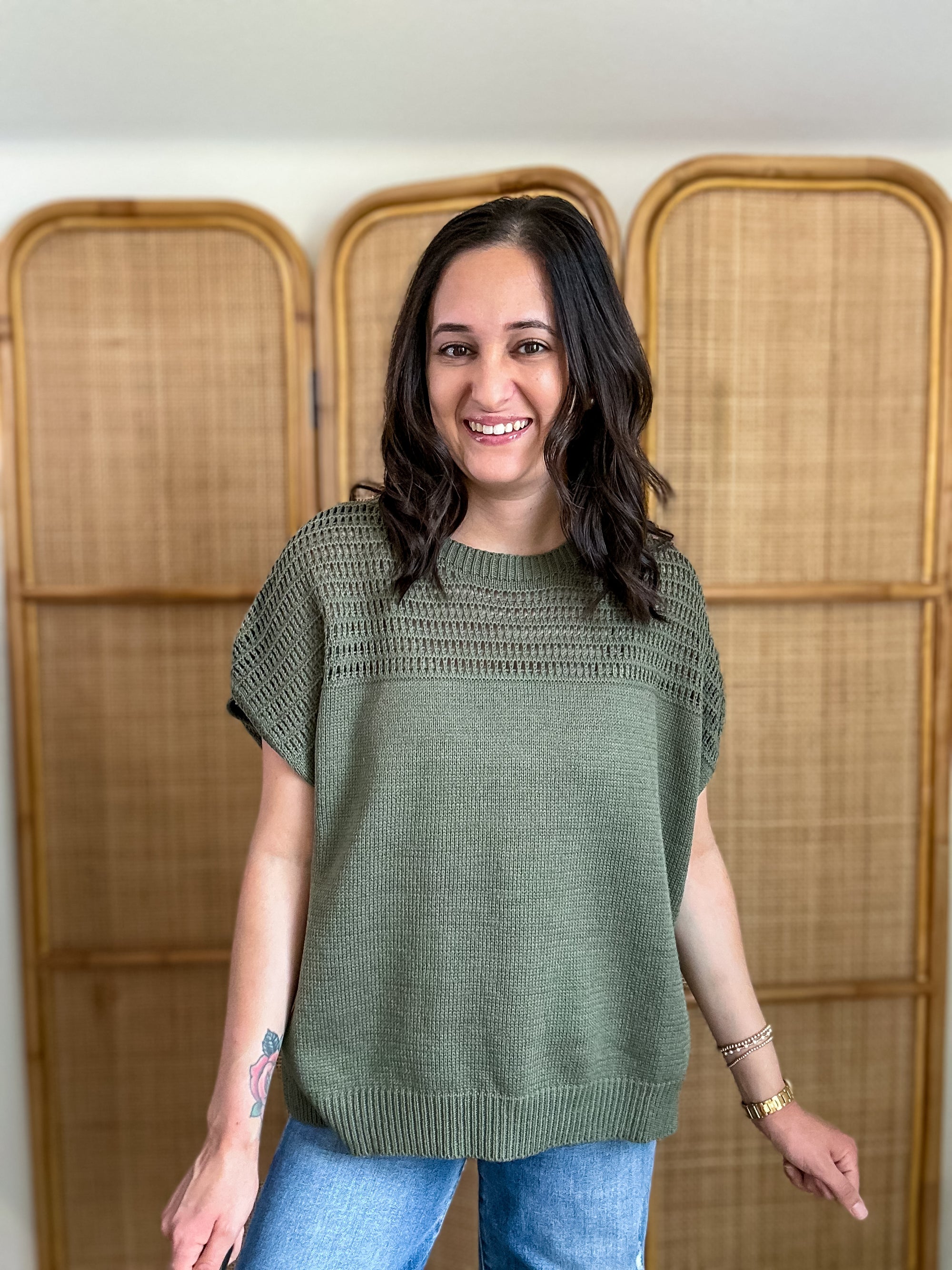 Sunny Fall Day Top | Olive