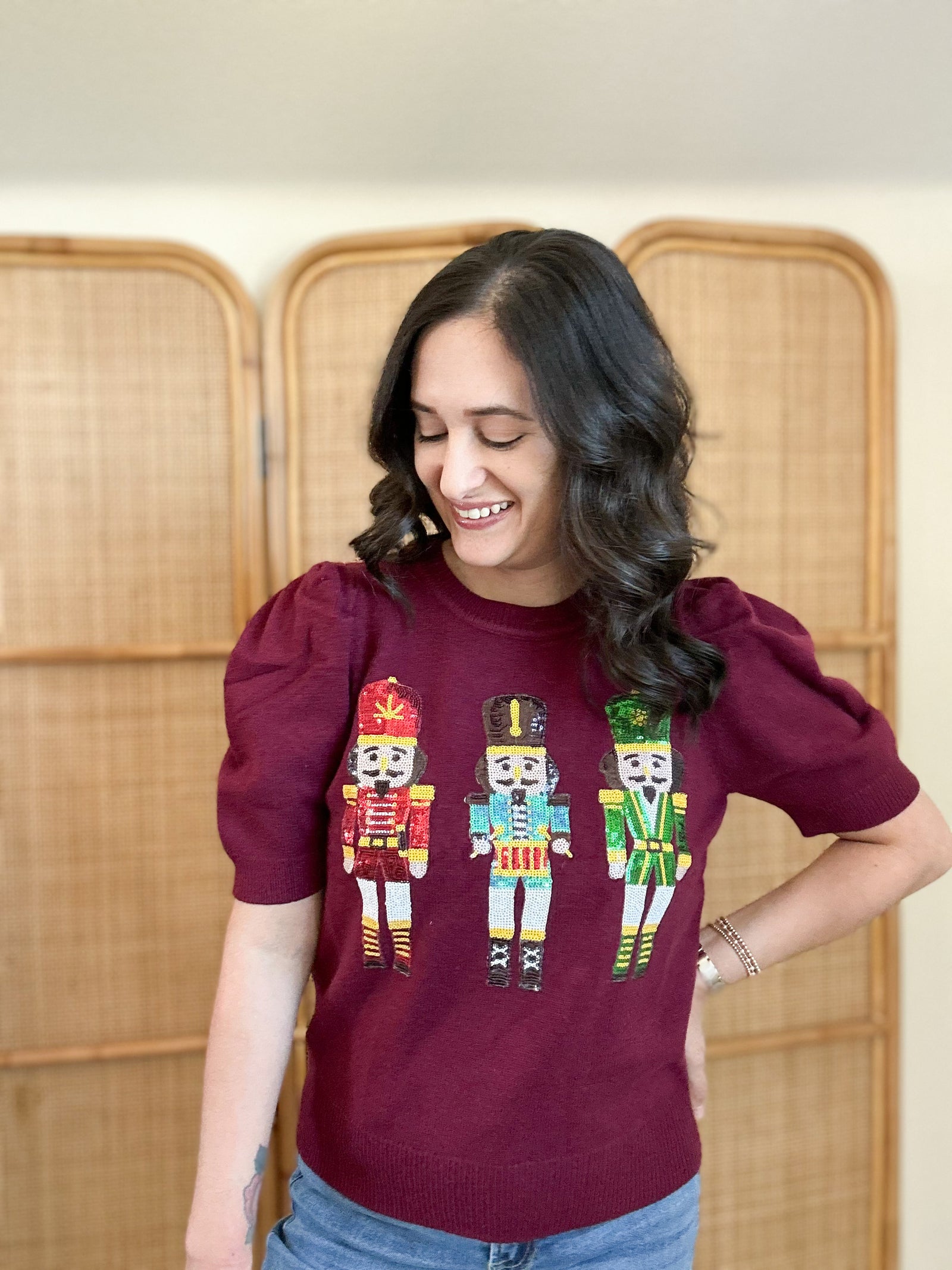 Nutcracker Sequin Sweater